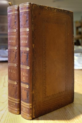 Lot 367 - Defoe (Daniel). The Life and Adventures of Robinson Crusoe, 2 vols., 1820