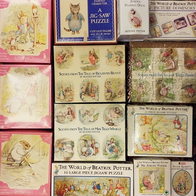 Lot 477 - Potter (Beatrix). A collection of books and games, early-mid 20th century