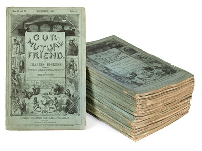 Lot 509 - Dickens (Charles). Our Mutual Friend in the original parts, 1st edition, 1864/5