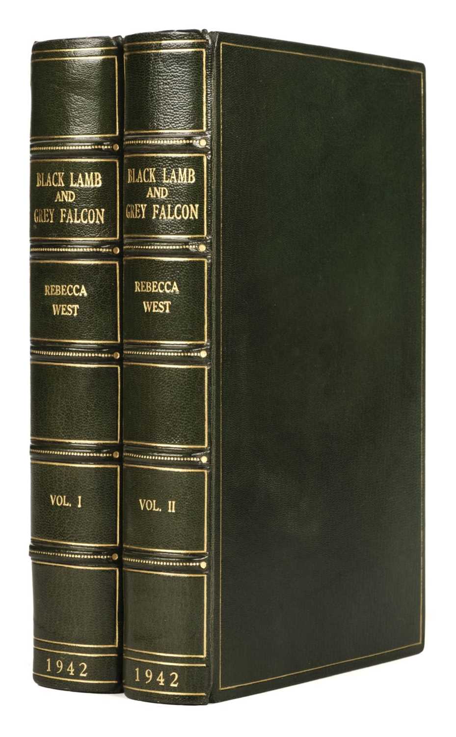 Lot 906 - West (Rebecca). Black Lamb and Grey Falcon, 2 volumes, February 1942 reprint