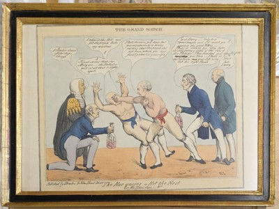 Lot 205 - Heath (William). Four caricatures, 1829