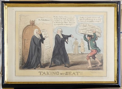 Lot 205 - Heath (William). Four caricatures, 1829