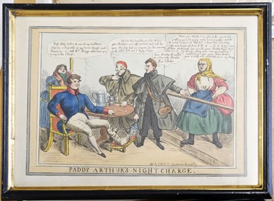 Lot 205 - Heath (William). Four caricatures, 1829