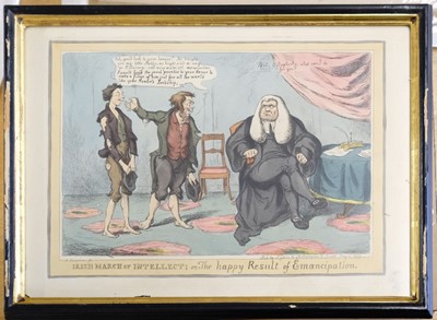 Lot 205 - Heath (William). Four caricatures, 1829