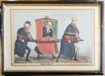 Lot 205 - Heath (William). Four caricatures, 1829