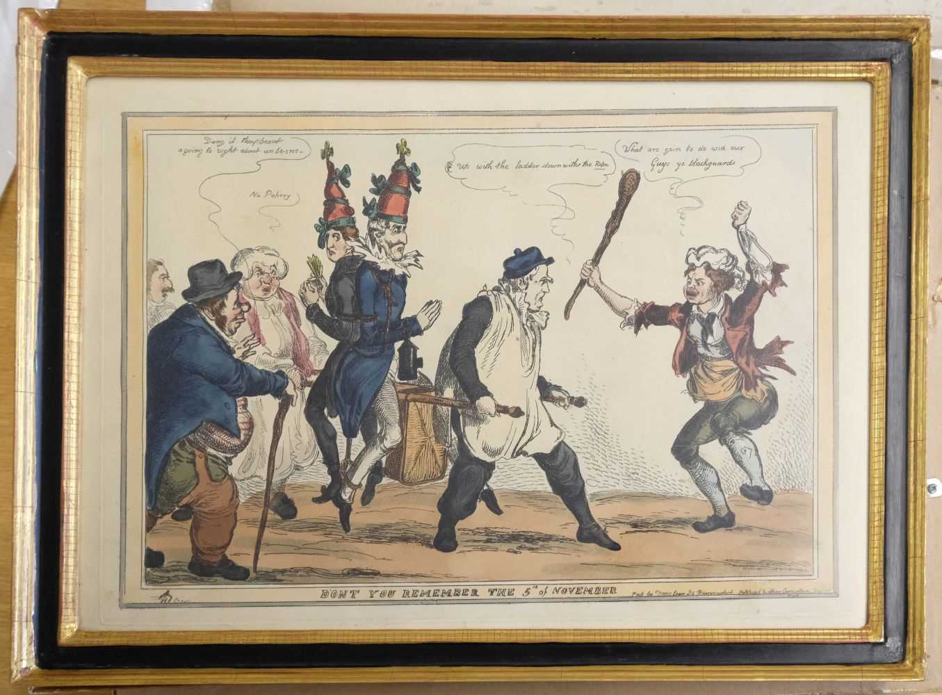 Lot 205 - Heath (William). Four caricatures, 1829