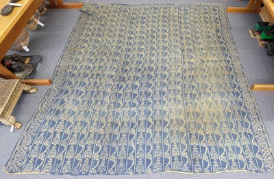 Lot 257 - Fabric. A large hand-loomed fabric panel, Continental, 18th century