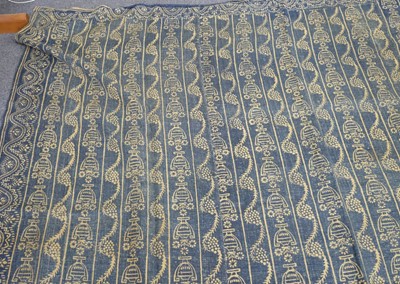 Lot 257 - Fabric. A large hand-loomed fabric panel, Continental, 18th century