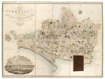 Lot 136 - Dorset. Greenwood (C. & J.), Map of the County of Dorset..., 1826