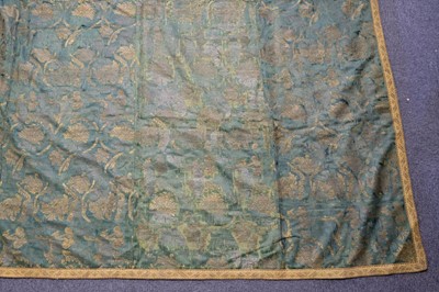 Lot 240 - Coverlet. A mid 17th century silk coverlet, possibly Italian