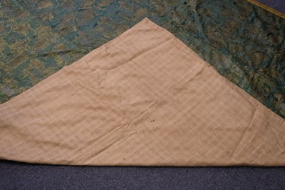 Lot 240 - Coverlet. A mid 17th century silk coverlet, possibly Italian