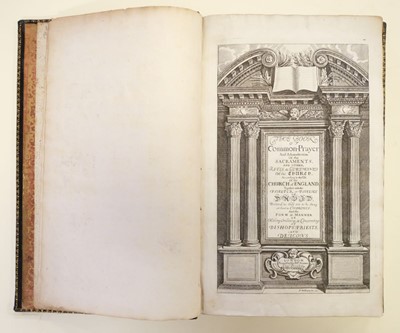 Lot 123 - Book of Common Prayer, and Administration of the Sacraments, 1706