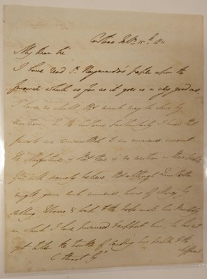 Lot 274 - Wellington (Duke of). Group of Peninsular War autograph letters signed, 1810-11