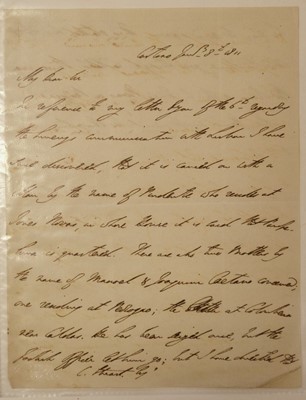 Lot 274 - Wellington (Duke of). Group of Peninsular War autograph letters signed, 1810-11
