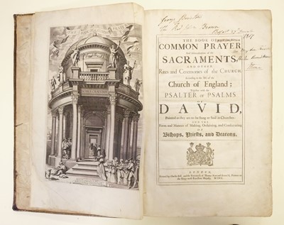 Lot 122 - Book of Common Prayer, 1700