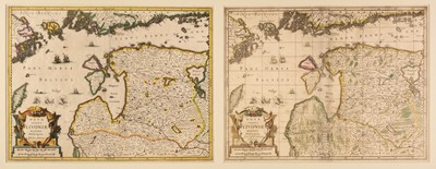 Lot 182 - The Baltics. Jansson (Jan). Nova Totius Livoniae accurata Descriptio, 1636 or later