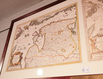 Lot 182 - The Baltics. Jansson (Jan). Nova Totius Livoniae accurata Descriptio, 1636 or later