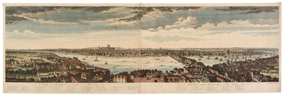 Lot 235 - London. Benning (R.), A View of London as it was in the year 1647, J. Boydell, 1756