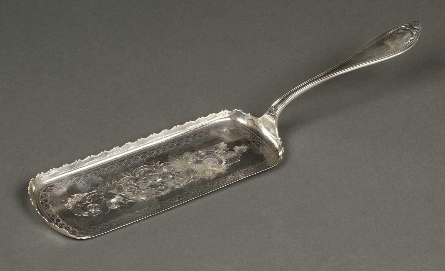 Lot 1 - American Silver. A pastry server by William Adams & Co, New York circa 1835