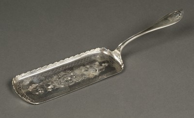 Lot 2 - American Silver. A pastry server by William Adams & Co, New York circa 1835