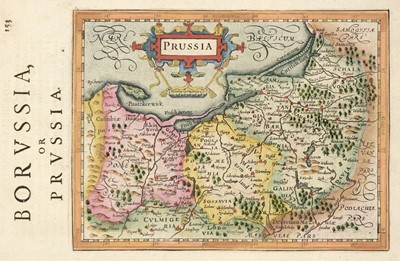 Lot 176 - Prussia A collection of 13 small scale maps,  mostly 17th & 18th century
