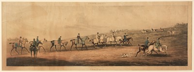 Lot 153 - Sutherland (Thomas, 1785-1838). Newmarket. Training, after Henry Alken, 1818