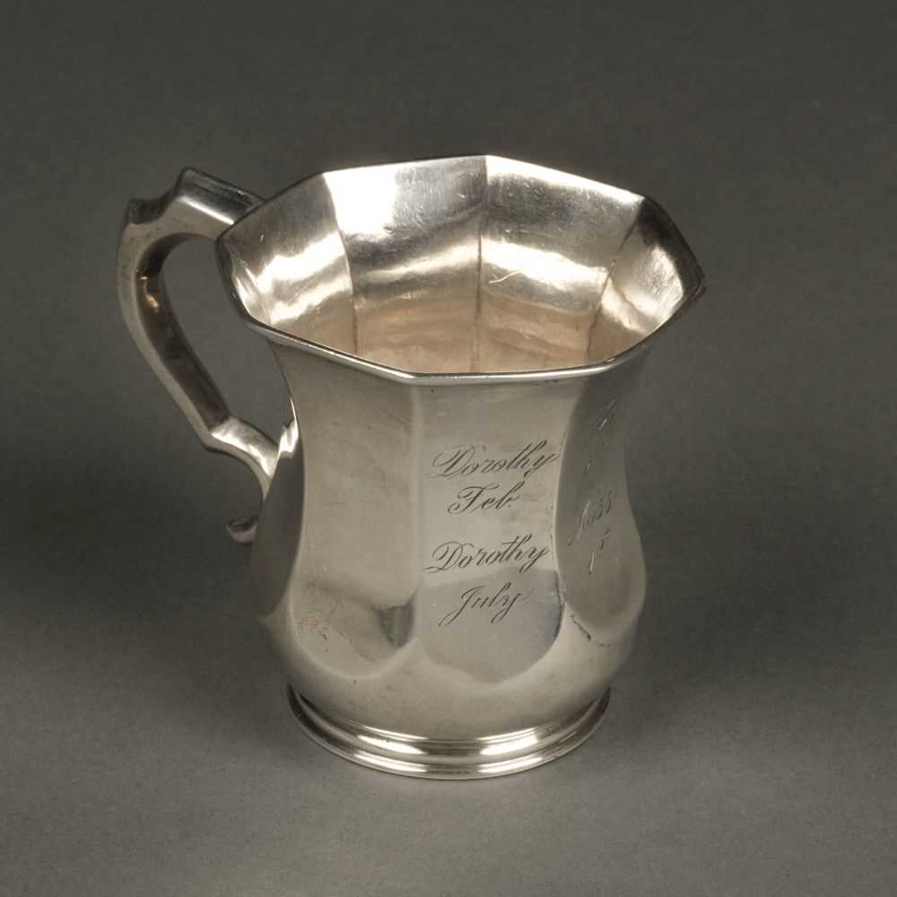 Lot 6 - American Silver. Cup by Conrad Bard, Philadelphia circa 1830