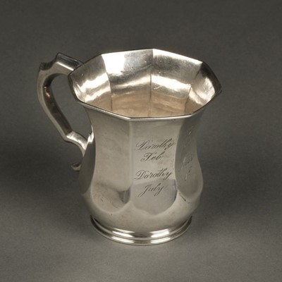 Lot 6 - American Silver. Cup by Conrad Bard, Philadelphia circa 1830