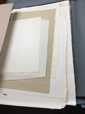 Lot 512 - Paper - handmade. A selection of approximately 175 sheets of modern handmade paper