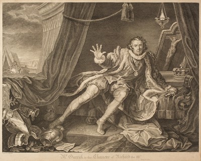 Lot 110 - Cook (Thomas, 1744-1818). Mr Garrick in the Character of Richard the IIId