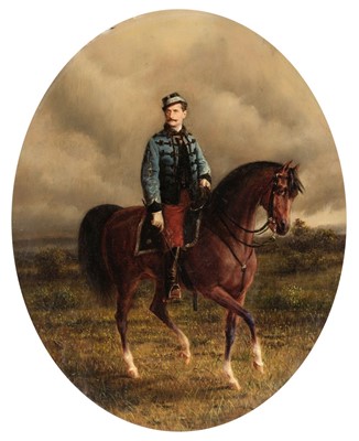 Lot 384 - Freyberg (Conrad, 1842-1915). Portrait of an Austro-Hungarian Prince