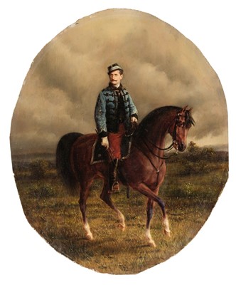 Lot 384 - Freyberg (Conrad, 1842-1915). Portrait of an Austro-Hungarian Prince