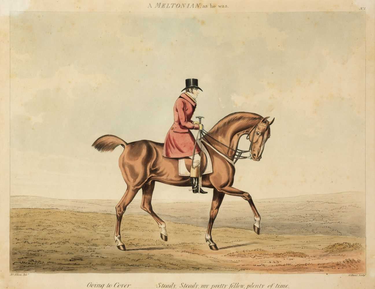 Lot 557 - Hunt (George). Comparative Meltonians. As they are and as they were..., 6 plates, 1823