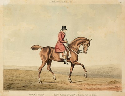 Lot 206 - Hunt (George). Comparative Meltonians. As they are and as they were..., 6 plates, 1823