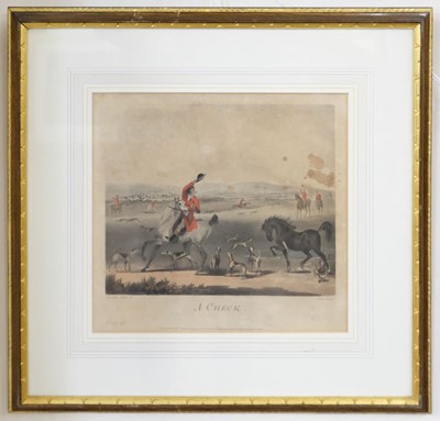 Lot 207 - Jukes (F.). The Pychely Hunt, March, the set of 8, 1790  but later impression