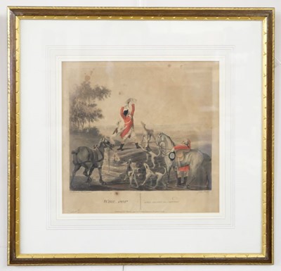 Lot 207 - Jukes (F.). The Pychely Hunt, March, the set of 8, 1790  but later impression