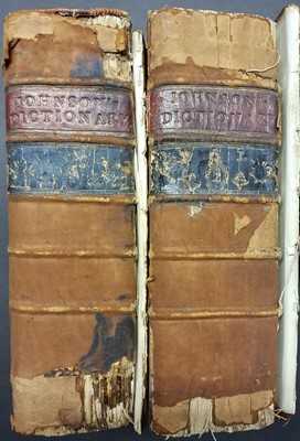 Lot 378 - Johnson (Samuel). A Dictionary of the English Language, 2 volumes, 6th edition, 1785