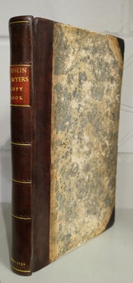 Lot 163 - Dublin. A manuscript lawyer's copy book, 1811-1829