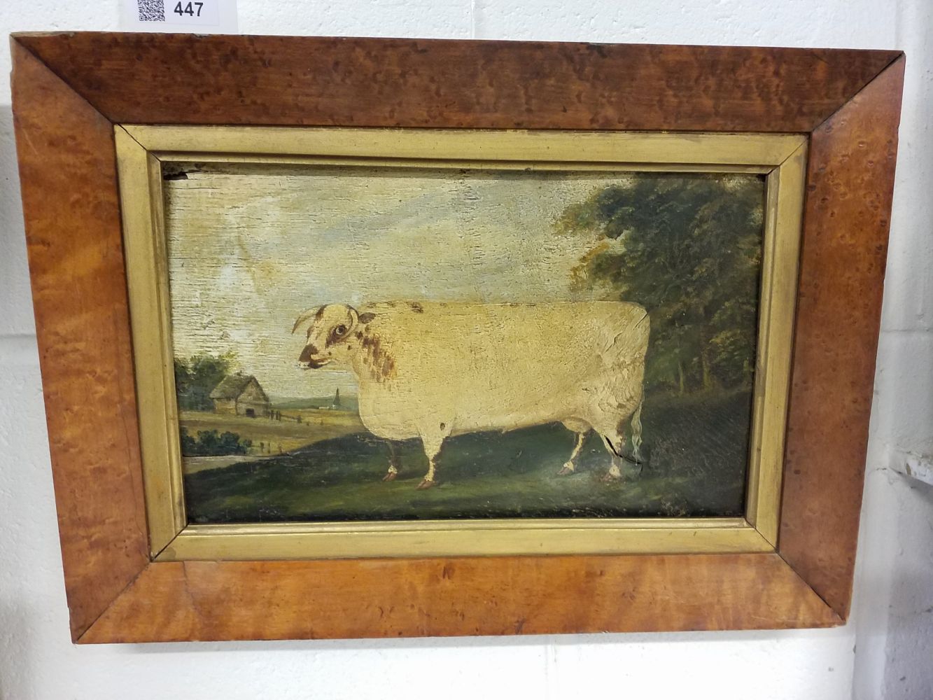 Lot 447 - Naive School. English Shorthorn, circa