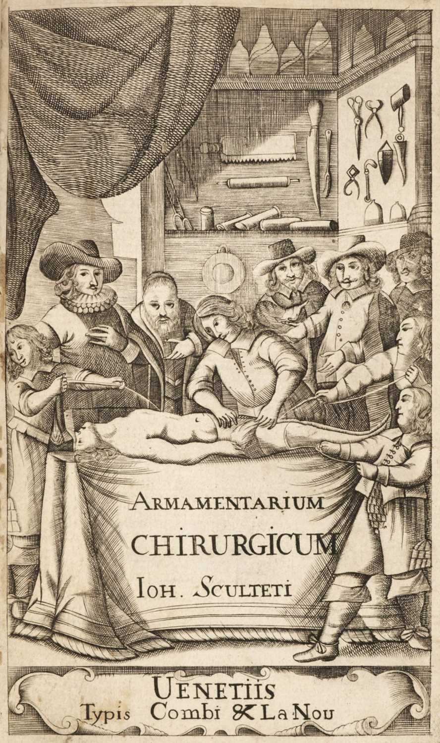 Lot 107 - Scultetus (Johannes). Cheiropotheke. Seu armamentarium chirurgicum, 5th edition, 1665