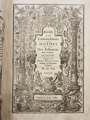 Lot 424 - Binding. [The Works of Joseph Hall B[ishop] of Norwich], 1661