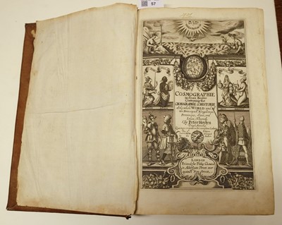 Lot 57 - Heylyn (Peter). Cosmographie ... Containing the Chorographie and Historie of the Whole World, 1666