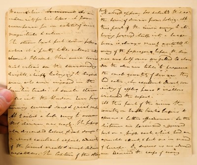 Lot 79 - United States Travel Diary. A Manuscript Journal of a Tour from New York to Niagara Falls, 1816