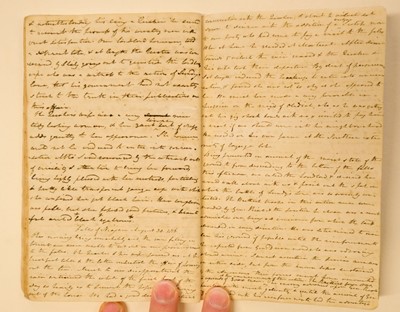 Lot 79 - United States Travel Diary. A Manuscript Journal of a Tour from New York to Niagara Falls, 1816
