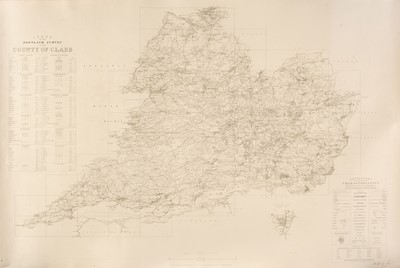 Lot 71 - Ireland. Ordnance Survey, A collection of seven Townland Surveys, 1843