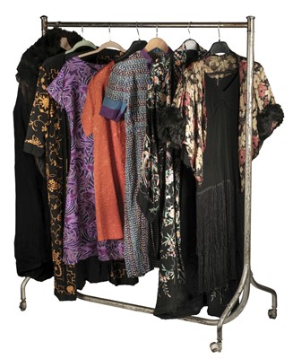Lot 231 - Clothing. A large quantity of ladies' garments,  late 19th-late 20th century