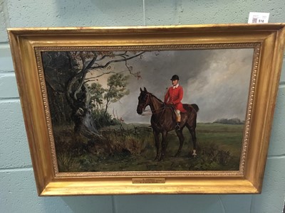 Lot 516 - Lucas-Lucas (Henry Frederick, 1848-1943). W. Goodall, Huntsman to the Pytchley Hounds 1874-1895