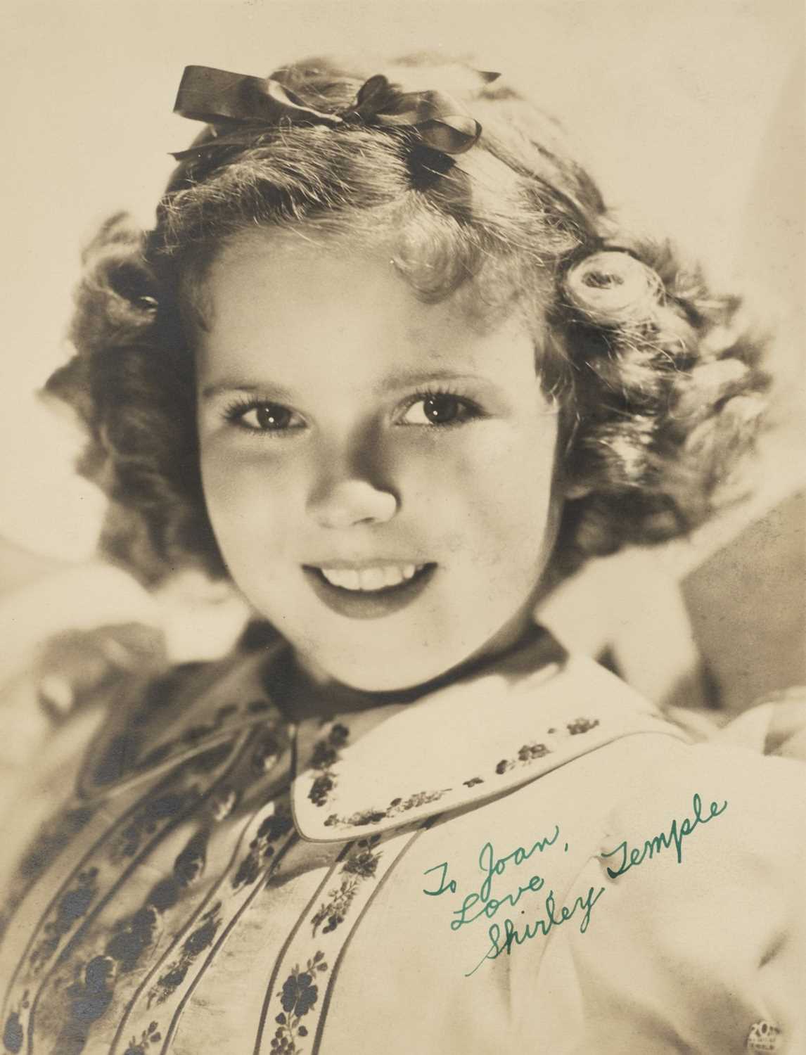 Lot 339 - Temple (Shirley, 1928-2014). Signed photograph, c.1935