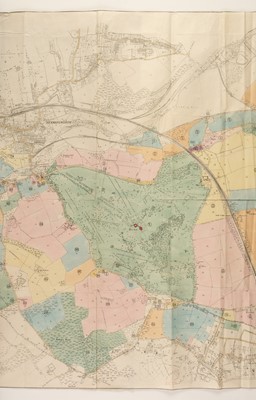 Lot 65 - Estate plan. Messrs. Knight Frank & Rutley Publishers), Moor Park Estate, 1919