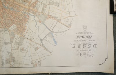 Lot 135 - Derby. Standidge & Co., lithographers, Map of the Borough of Derby, 1852